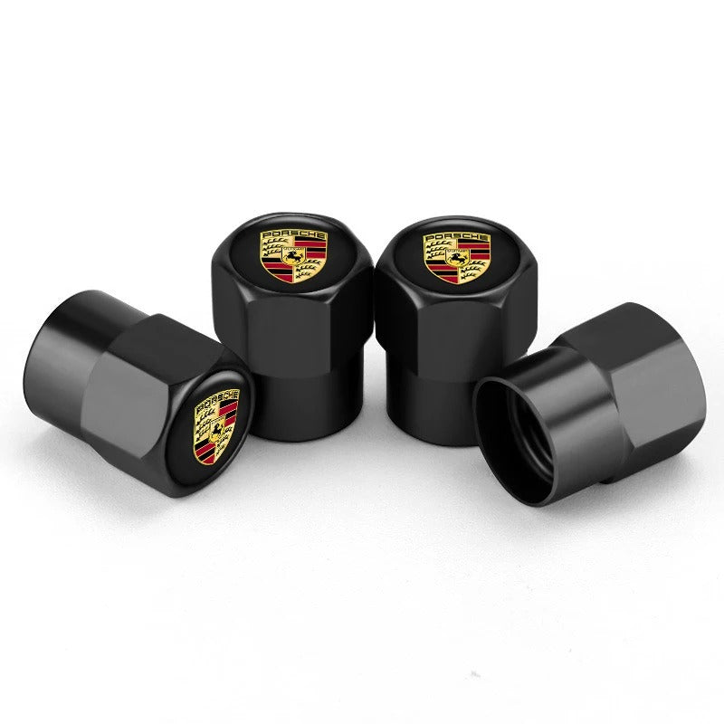 Porsche Dust Caps black