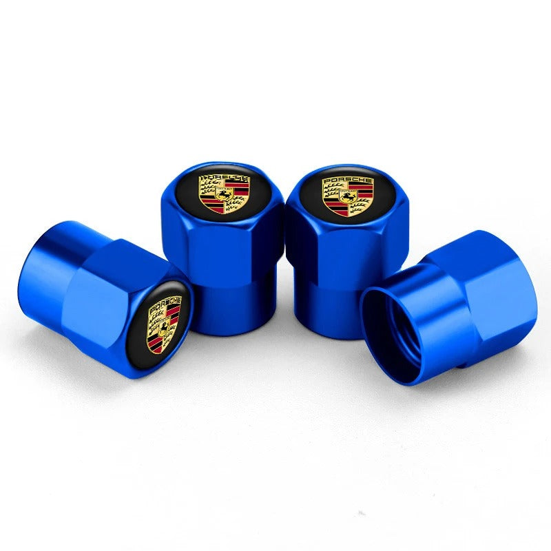 Porsche Dust Caps blue