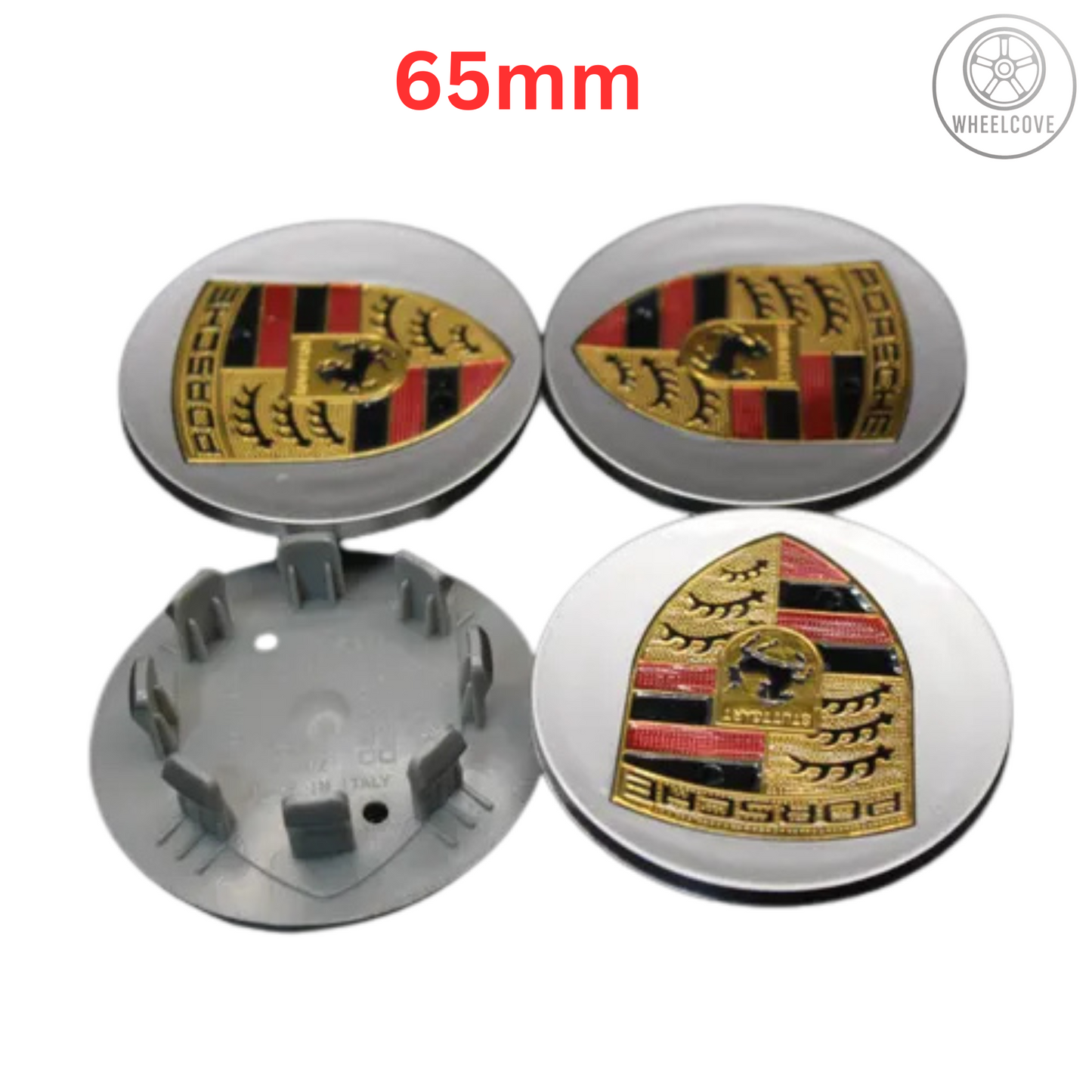 Porsche Centre Cap 65mm Silver | Elegant & Durable