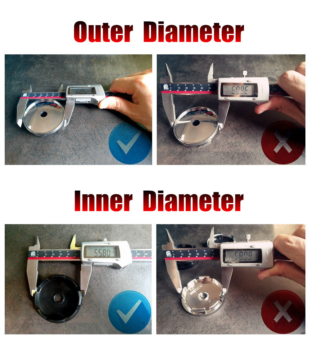 How to Measure the Size of a Wheel Centre Cap