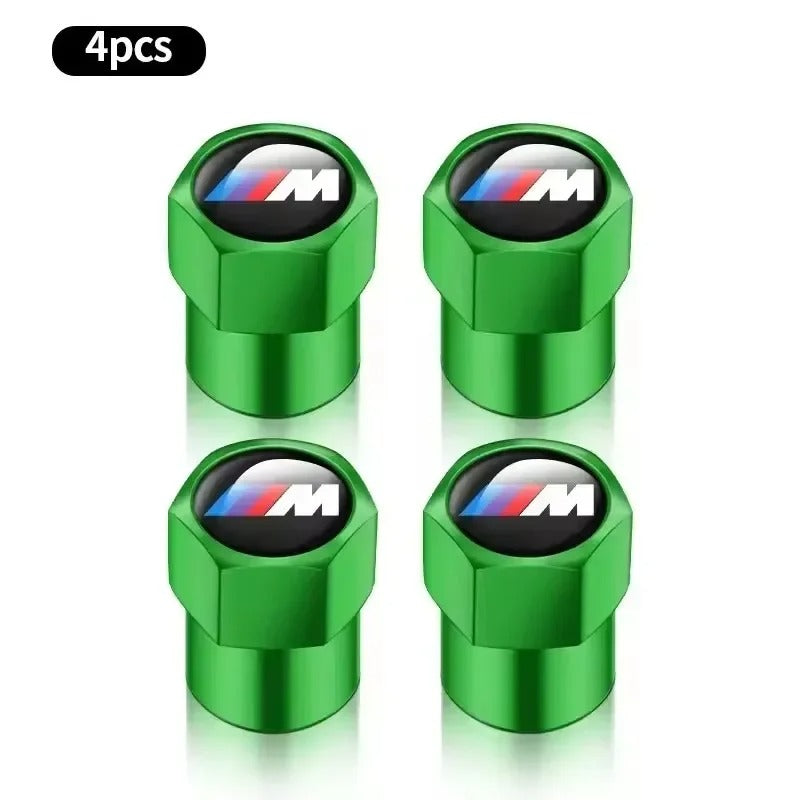 BMW M Sport Dust Caps green