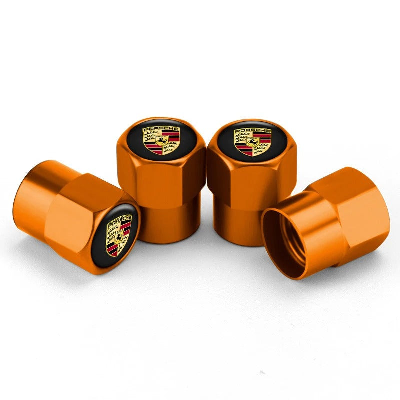Porsche Dust Caps gold