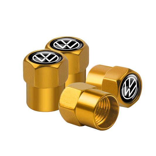VW Gold Dust Caps – Black Logo