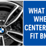 BMW alloy wheel with center cap installed, showing OEM fitment