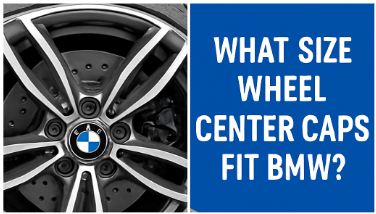 BMW alloy wheel with center cap installed, showing OEM fitment