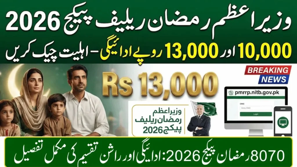 Apply for PM & CM Ramzan Relief Package 2026